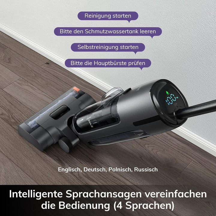 D90 Akku Nass Trockensauger Saugwischer mit Selbstreinigung