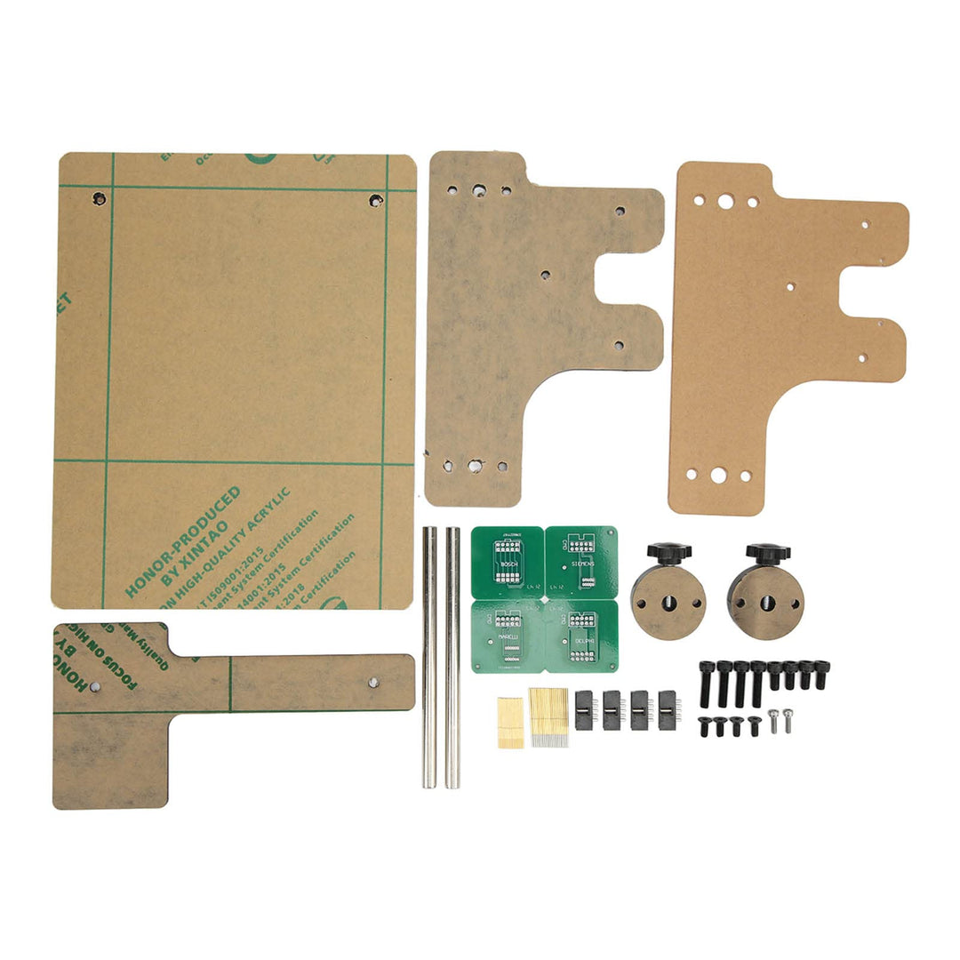 BDM-Rahmenset, BDM100-Rahmenadapter-Set Universelle PMMA-Metall-Programmierhalterung ECU-Chip-Diagno