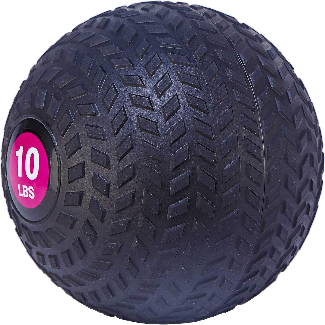 BalanceFrom Workout Exercise Fitness Weighted Medicine Ball, Wall Ball and Slam Ball 10 Pfund Slam B