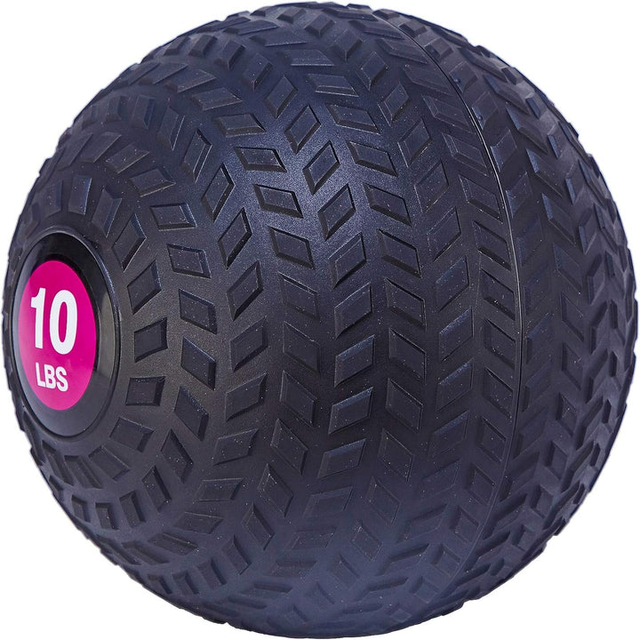 BalanceFrom Workout Exercise Fitness Weighted Medicine Ball, Wall Ball and Slam Ball 10 Pfund Slam B