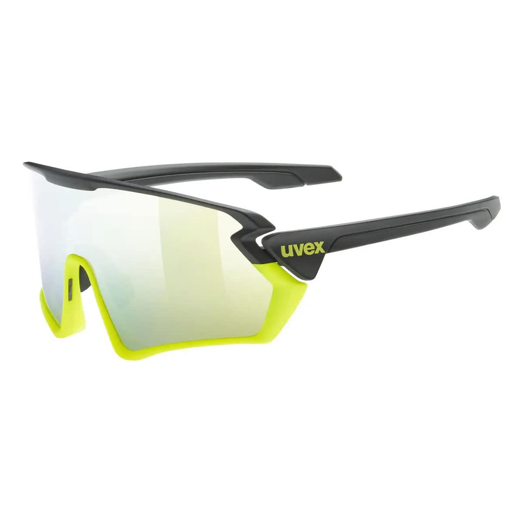 Uvex Unisex Sportstyle 231 Sportbrille (1er Pack), black yellow matt/yellow