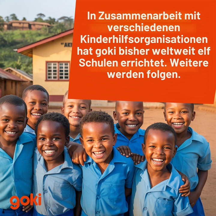 goki 61947 Regenstab, 34 cm, Klanginstrument aus Holz und Kunststoff, sensorisches Spielzeug für Kle