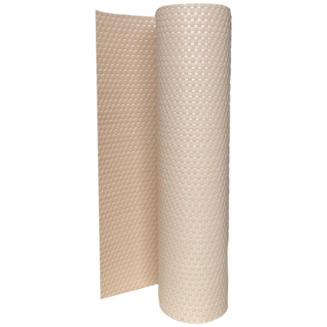 workingHOUSE Terrassen Balkonbespannung 90 cm Höhe - Sichtschutz aus Polyrattan, Sichtschutzstreifen