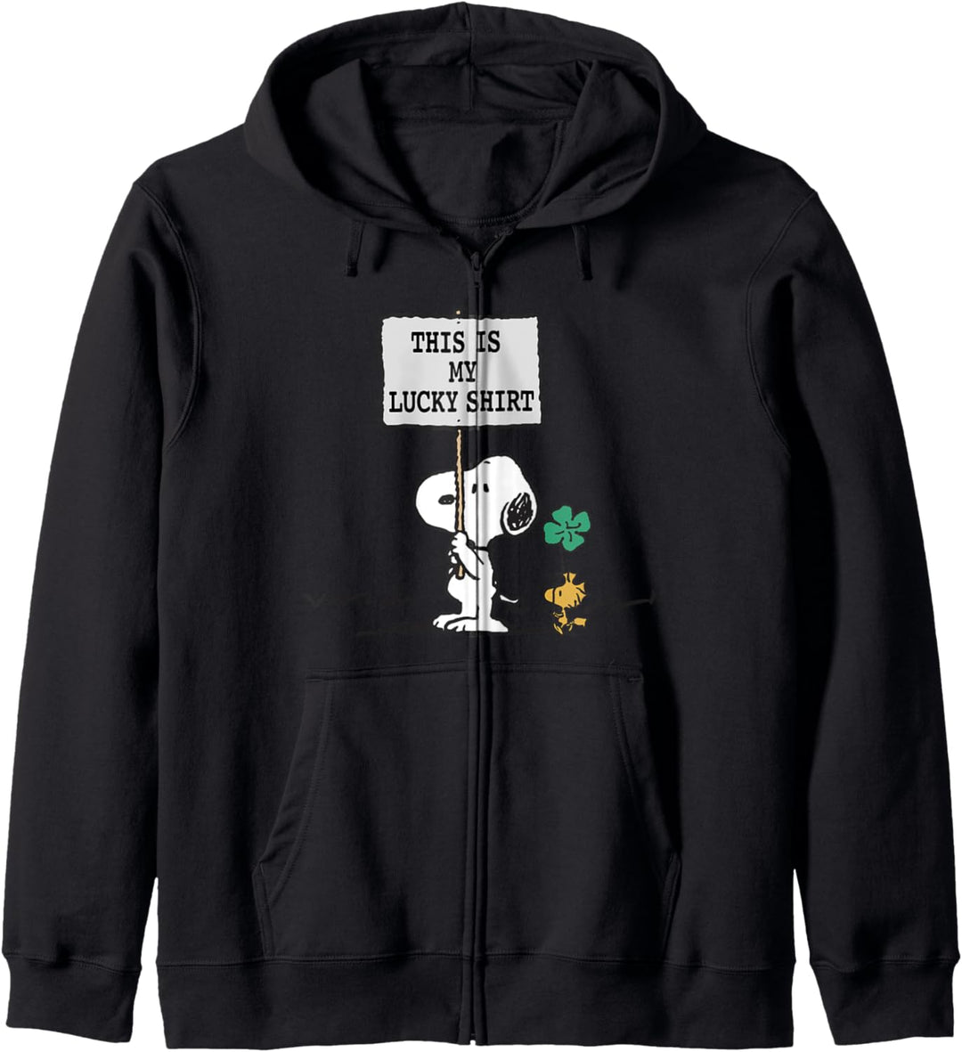 Peanuts St Patrick's Day Das ist mein Glücks Kapuzenjacke
