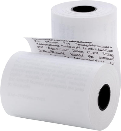 SWIPARO - Ec-Cash Thermorollen 57mm x 18m x 12mm - Kassenrollen - Thermopapier - Bonrollen für Banko
