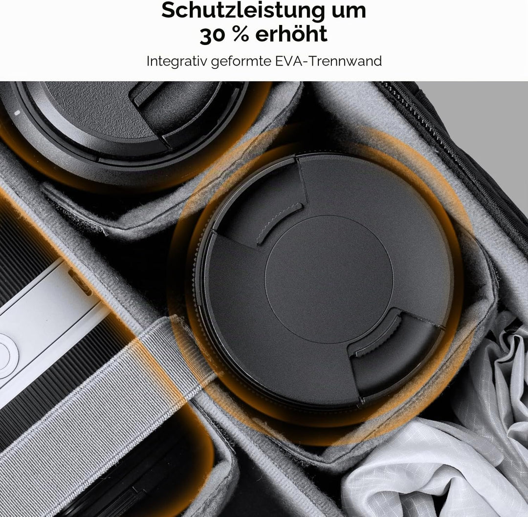 K&amp;F Concept Kamerarucksack für Fotografen, Fotorucksack Klein Multifunktionale Camera Backpack Wasse