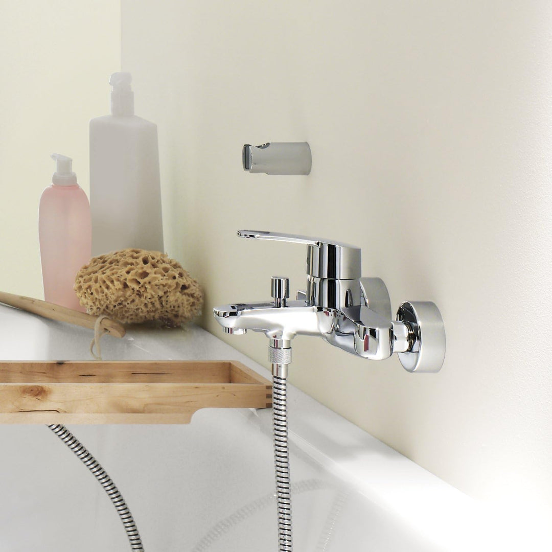 GROHE Eurostyle Cosmopolitan - Einhand-Wannenbatterie (langlebige Oberfläche, für die Wandmontage, S