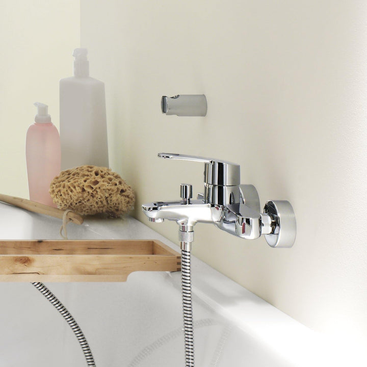 GROHE Eurostyle Cosmopolitan - Einhand-Wannenbatterie (langlebige Oberfläche, für die Wandmontage, S