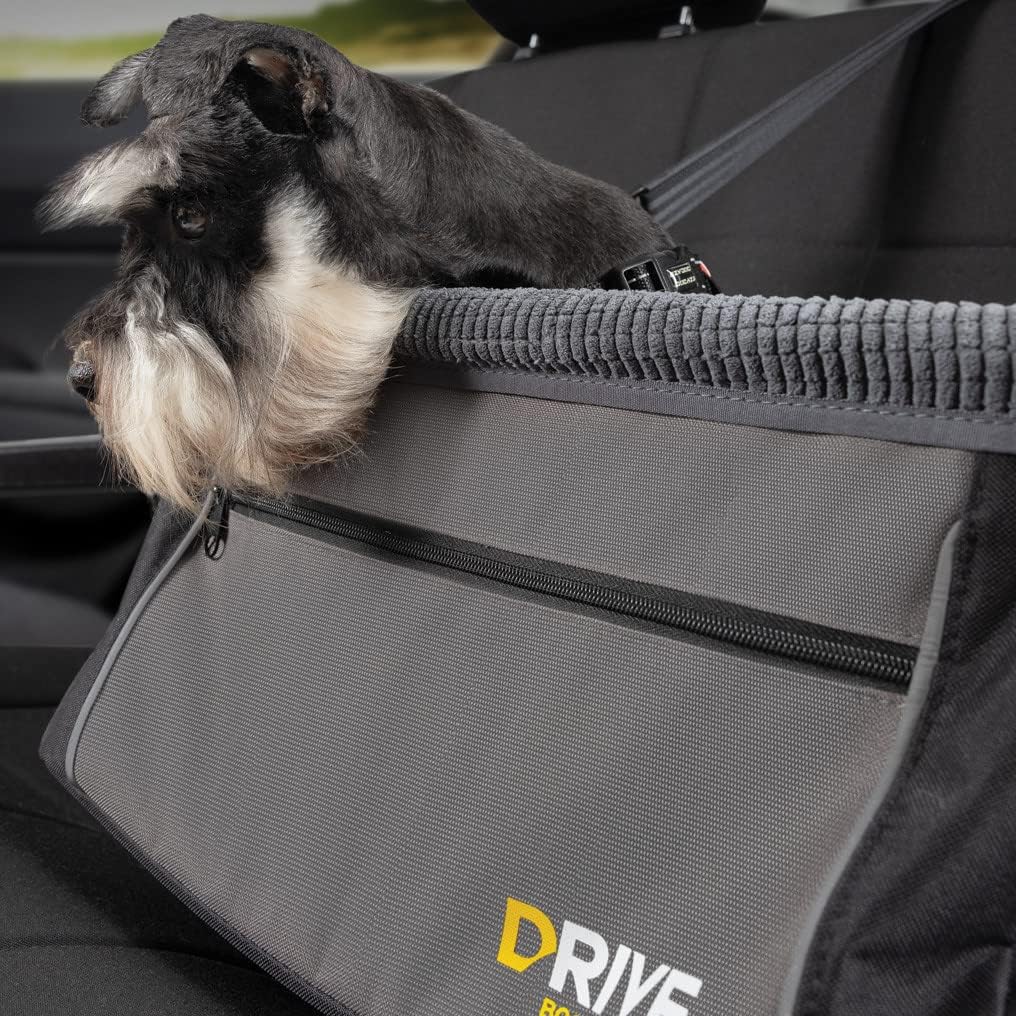 EzyDog Drive Booster Hundesitz Auto & Sitzerhöhung - Verstärkter Autositz für Kleine und Mittlere Hu
