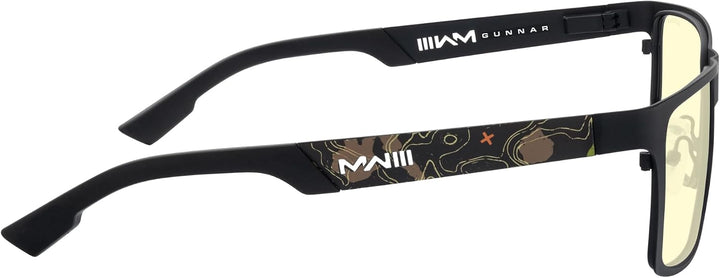 Gunnar Brille gegen blaues Licht – UAV Edition Call Of Duty | Farbe: Onyx Topo | Farbtöne: Amber (65