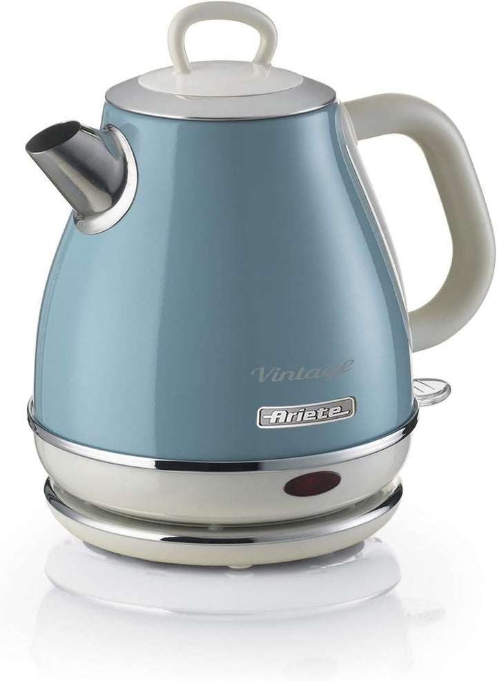 Ariete 155 Vintage Toaster mit 2 Scheiben & 2868/05 Vintage Wasserkocher, 1600, lackiertes Metall, b