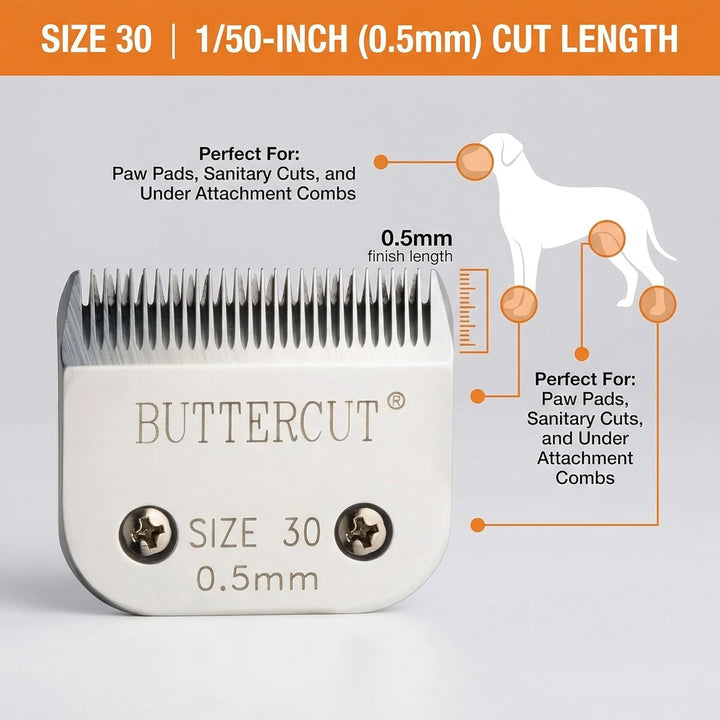 Geib Buttercut Edelstahl Hund Clipper Klinge, size-30, 1/127 cm Schnitt Länge, 30