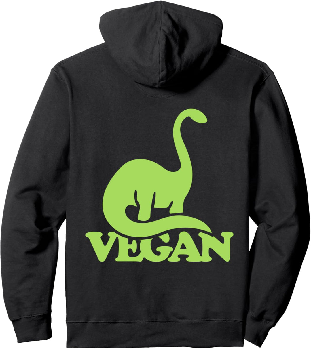 Vegan Dinosaur Pullover Hoodie