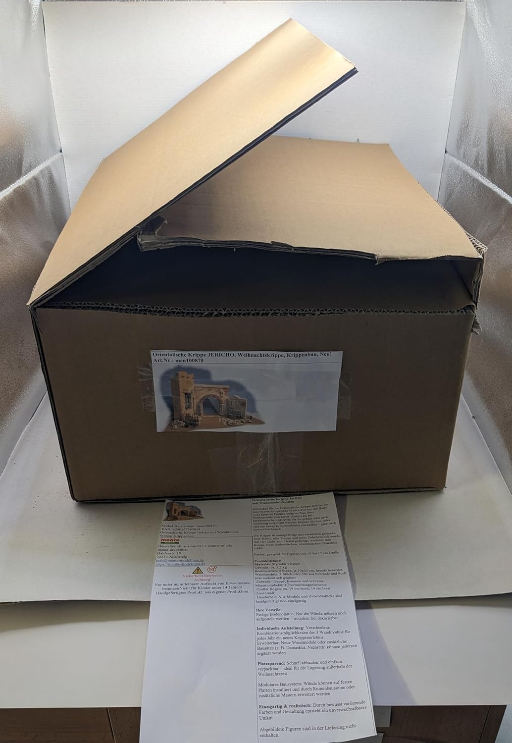 Unbekannt Orientalische Krippe Jericho, Weihnachtskrippe, Krippenbau, Neu!