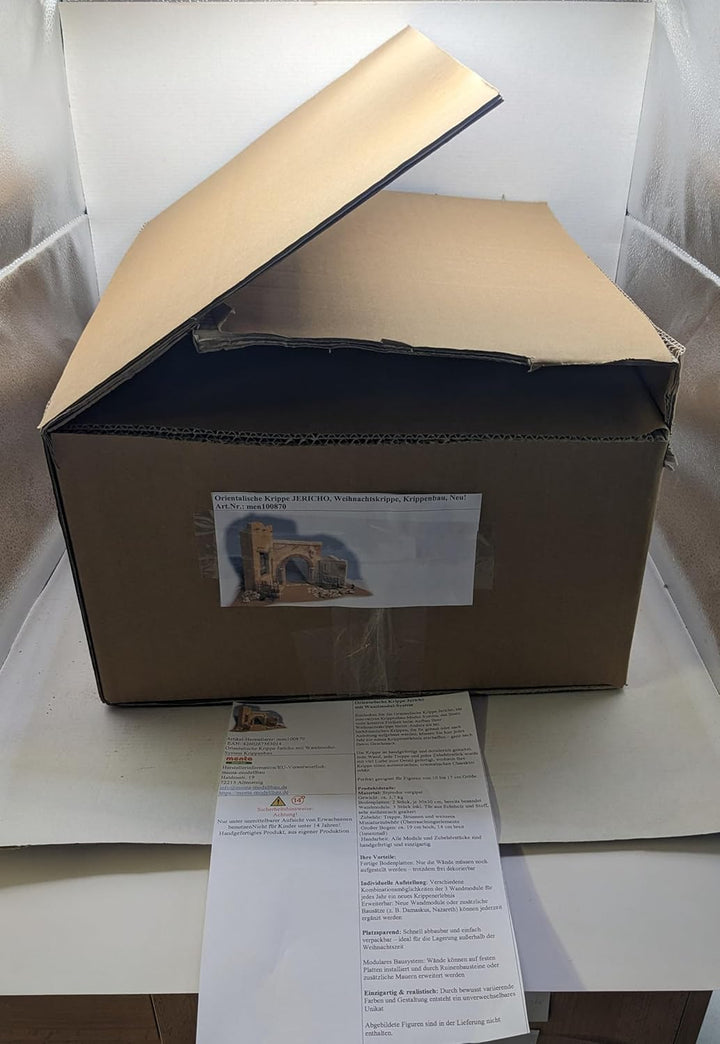Unbekannt Orientalische Krippe Jericho, Weihnachtskrippe, Krippenbau, Neu!