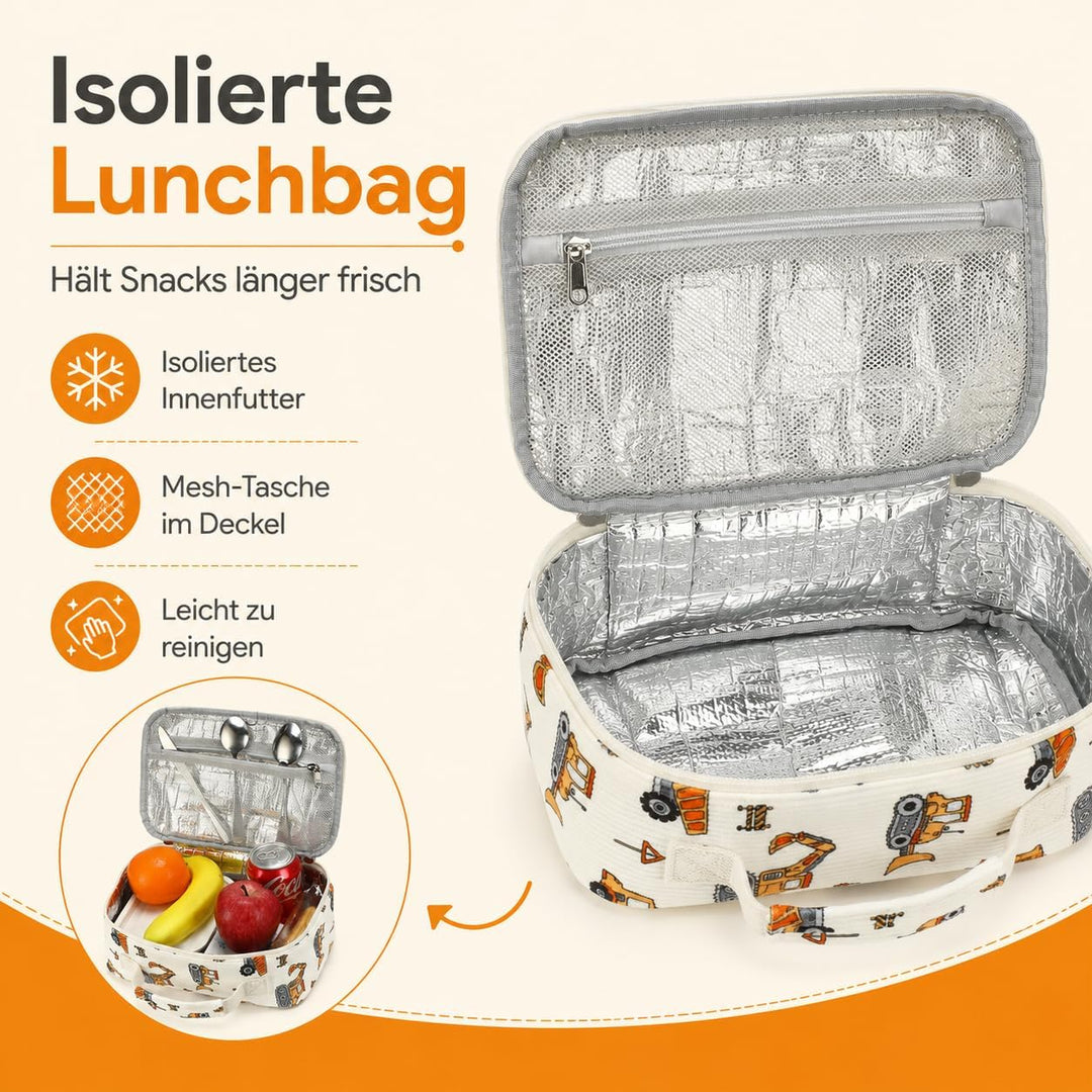 LOIDOU Kinder Vorschulrucksack für Jungen, Schultasche, Kleinkind, leicht, wasserabweisend, Kinderga