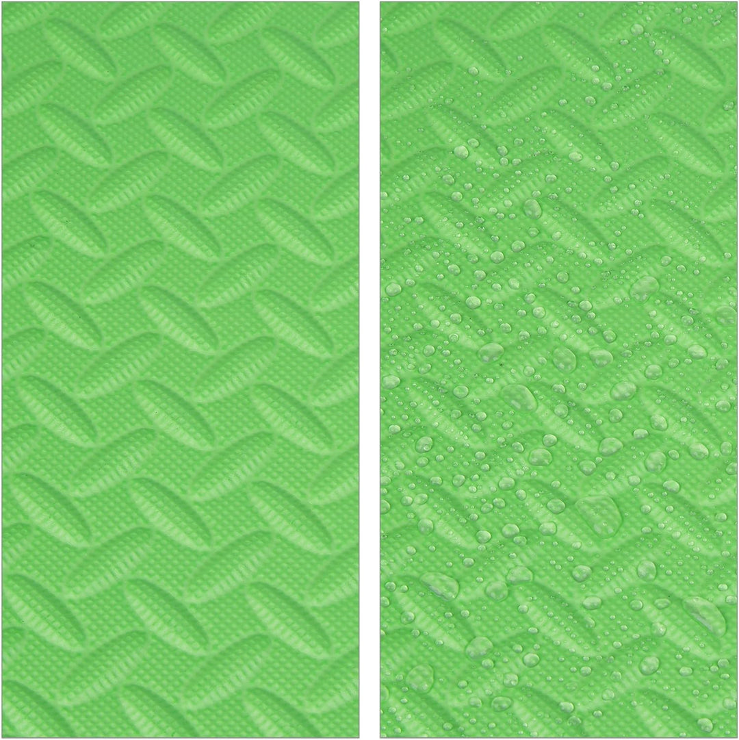 Relaxdays Bodenschutzmatte, 60x60 cm, 8 Schutzmatten mit Rand, EVA, 3m² Fläche, Unterlegmatte für Fi
