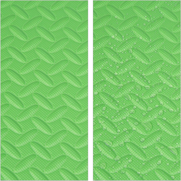 Relaxdays Bodenschutzmatte, 60x60 cm, 8 Schutzmatten mit Rand, EVA, 3m² Fläche, Unterlegmatte für Fi