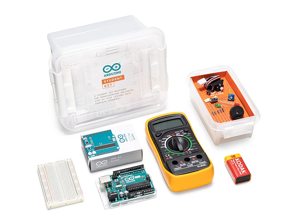 Arduino Student Kit [AKX00025] - Komplettes Lernset zum Erlernen von Elektronik und Programmierung,