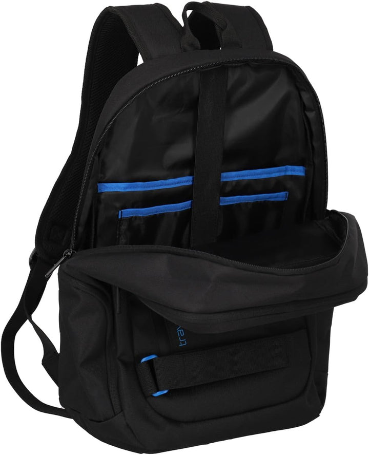 Travelite Handgepäck Rucksack, Laptop Rucksack 15,6 Zoll mit zusätzlichem Tabletfach, PATHWAY Strap,