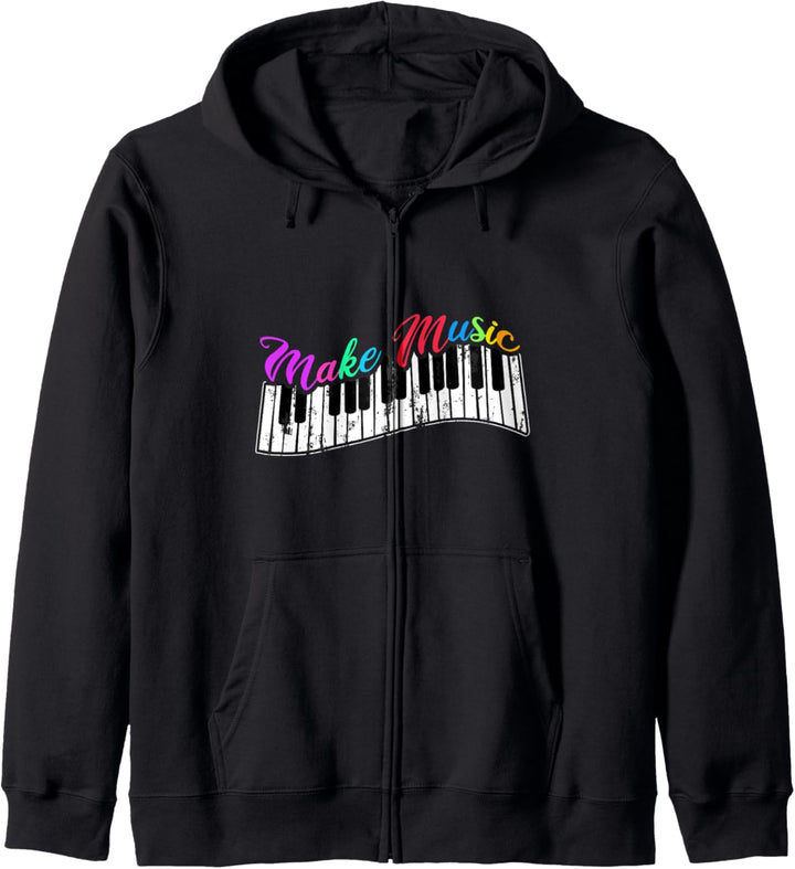 Klavier Musical Musizieren Kapuzenjacke