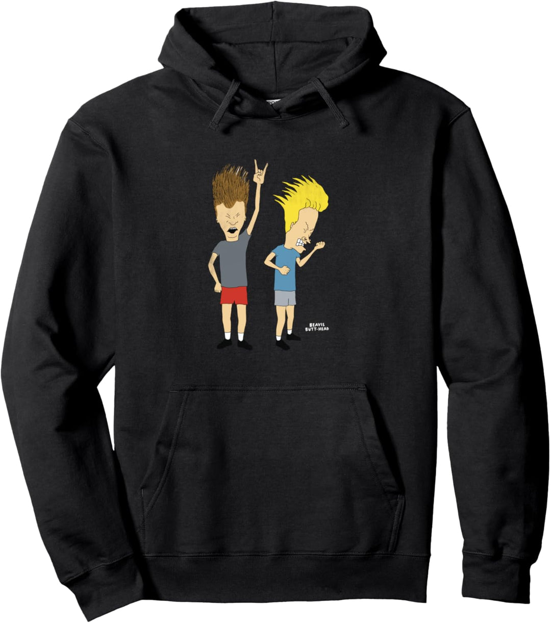 Beavis and Butt-Head Rock N Roll Porträt Pullover Hoodie