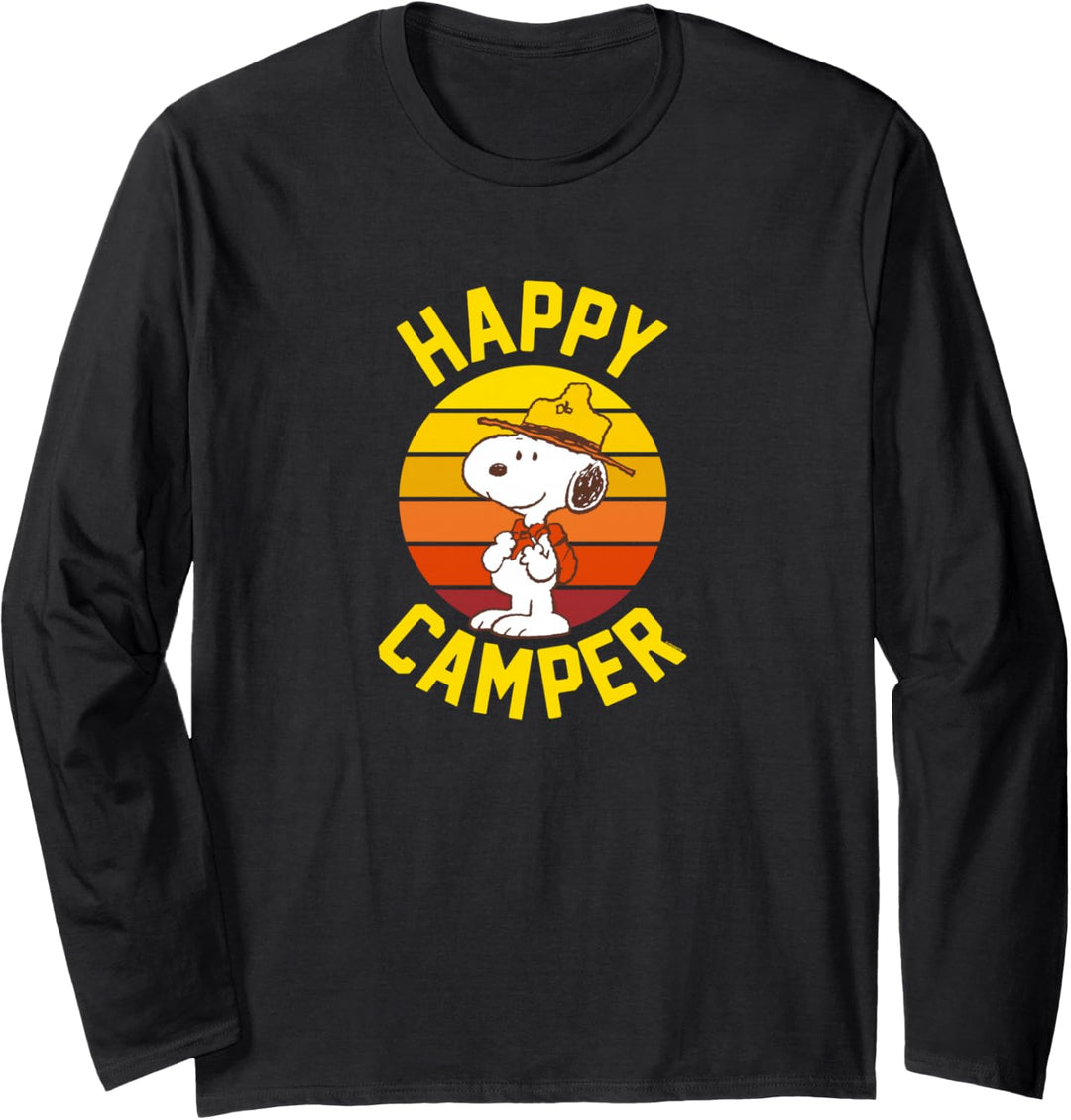 Peanuts - Snoopy Happy Camper Langarmshirt