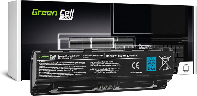 Green Cell® Pro Serie PA5109U-1BRS Laptop Akku für Toshiba Satellite C50 C50D C50t C55 C55D C55t C70