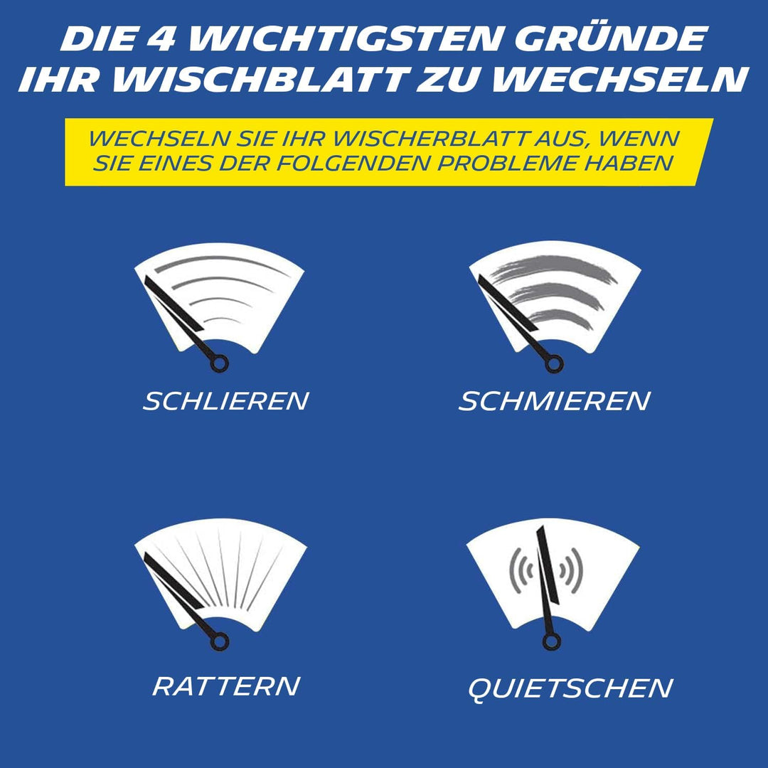 MICHELIN Scheibenwischer Set ECO151 | VW Touran, Skoda Superb | 600/450mm | Nachhaltige Verpackung