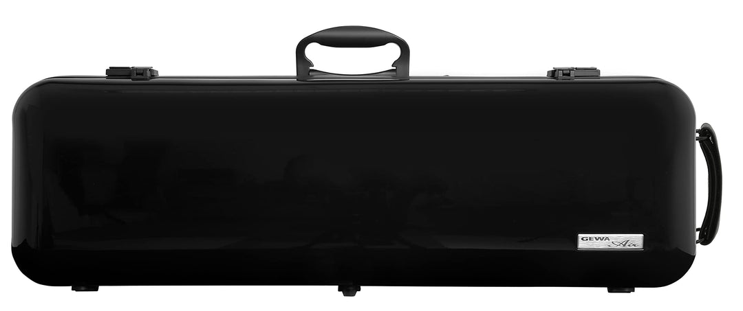 GEWA Violinkoffer AIR 2.1 schwarz hochglanz, mit zusätzlichem Seitengriff, Made in Germany schwarz m