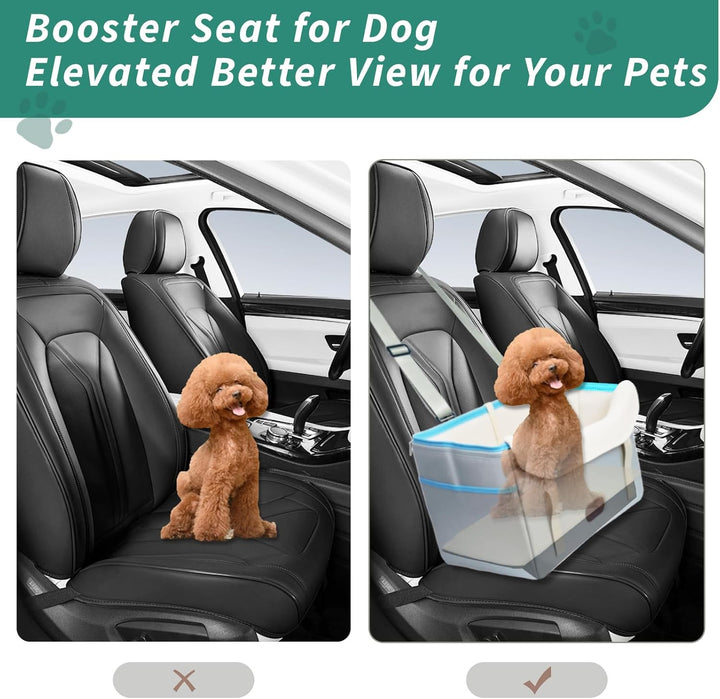 Hundesitz Auto, Hundekorb Auto RüCksitz, Wasserdicht, Faltbar mit Clip-On Sicherheitsleine, Hunde Au