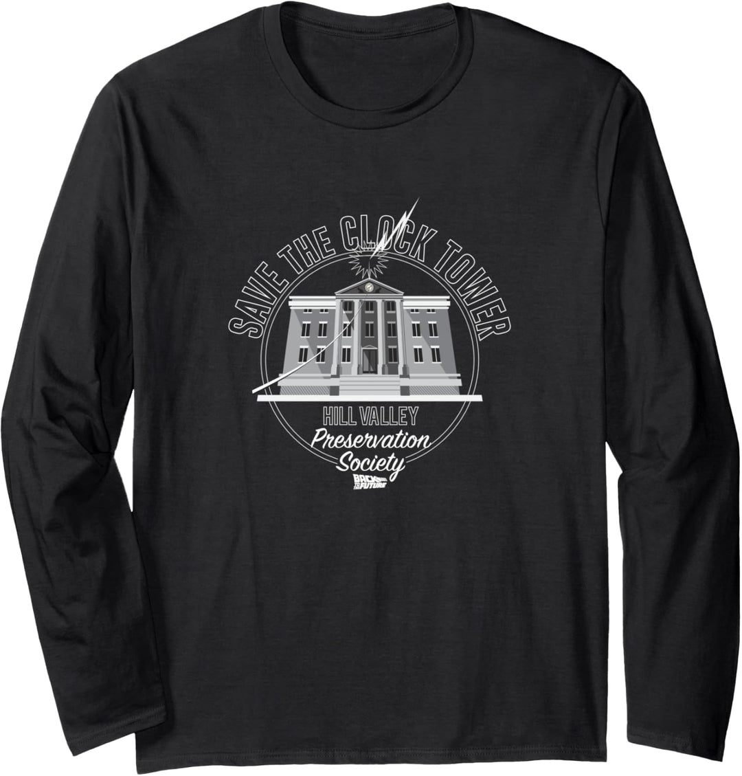 Back To The Future Save The Clocktower Langarmshirt