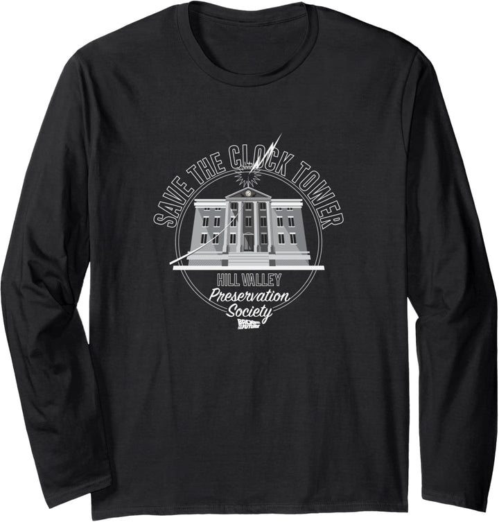 Back To The Future Save The Clocktower Langarmshirt
