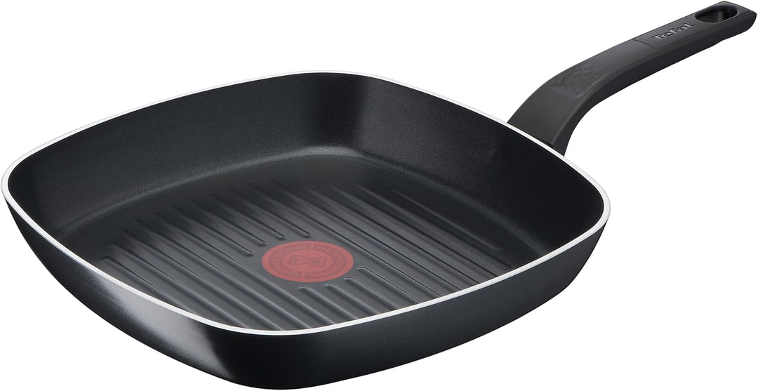 Tefal Easy Cook & Clean Grillpfanne 26x26 cm, Antihaftbeschichtung, langlebige Steak Pfanne, Thermo-