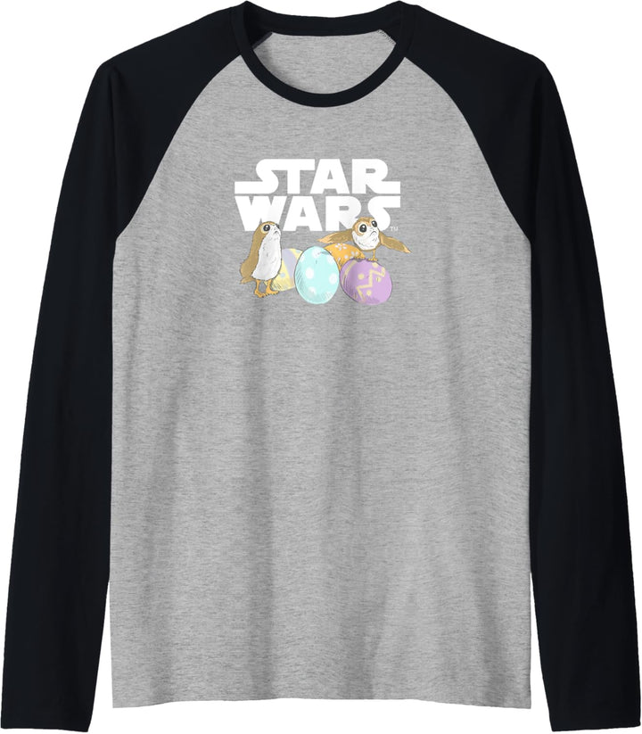Star Wars: The Last Jedi Osterei Porgs Raglan