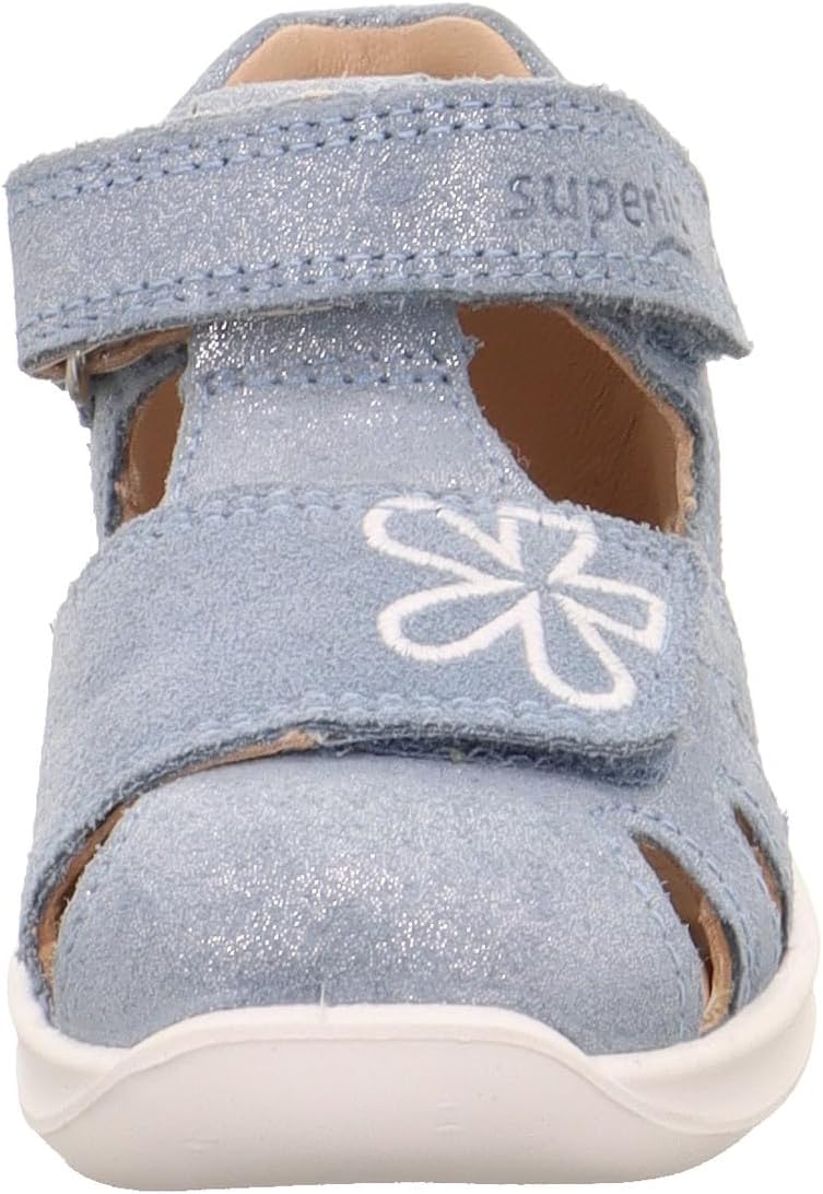 Superfit Mädchen Bumblebee Sandale, 21 EU Blau 8010