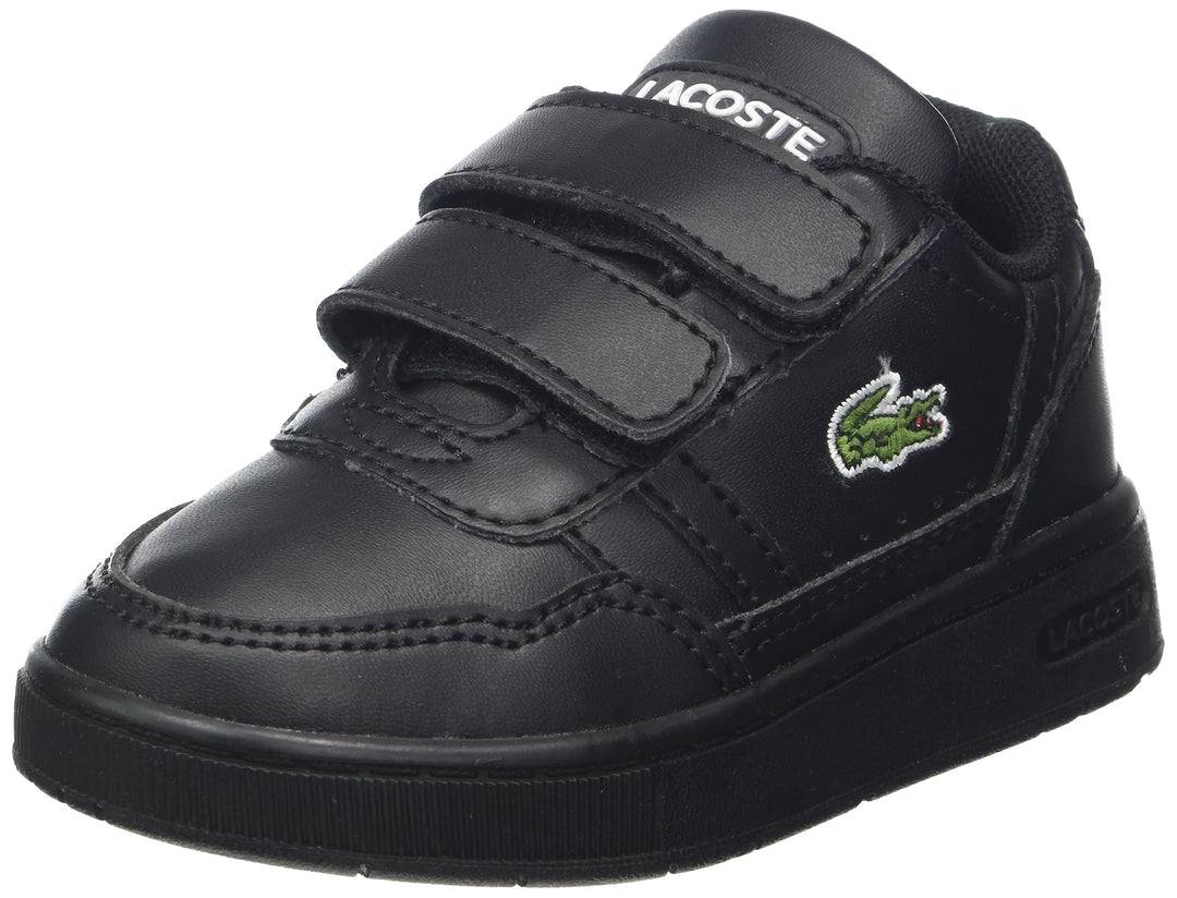 Lacoste Baby Sneaker T-Clip 222 1 Sui, Kleinkinder Halbschuhe,Wechselfussbett 21 EU Blk, 21 EU Blk
