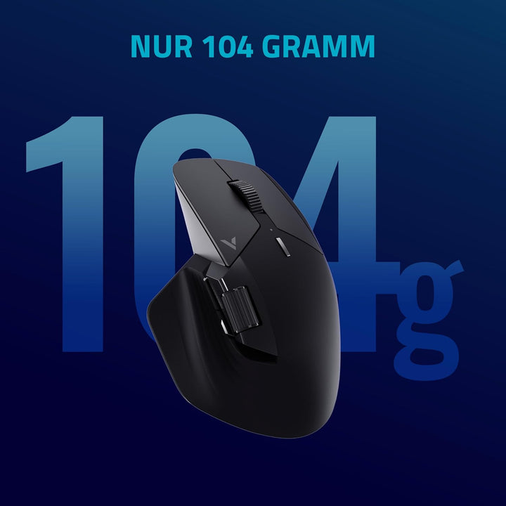 Rapoo VT0PRO kabellose 2,4 GHz High-Performance Gaming-Maus mit 26000 DPI optischem Sensor, 50 G Bes