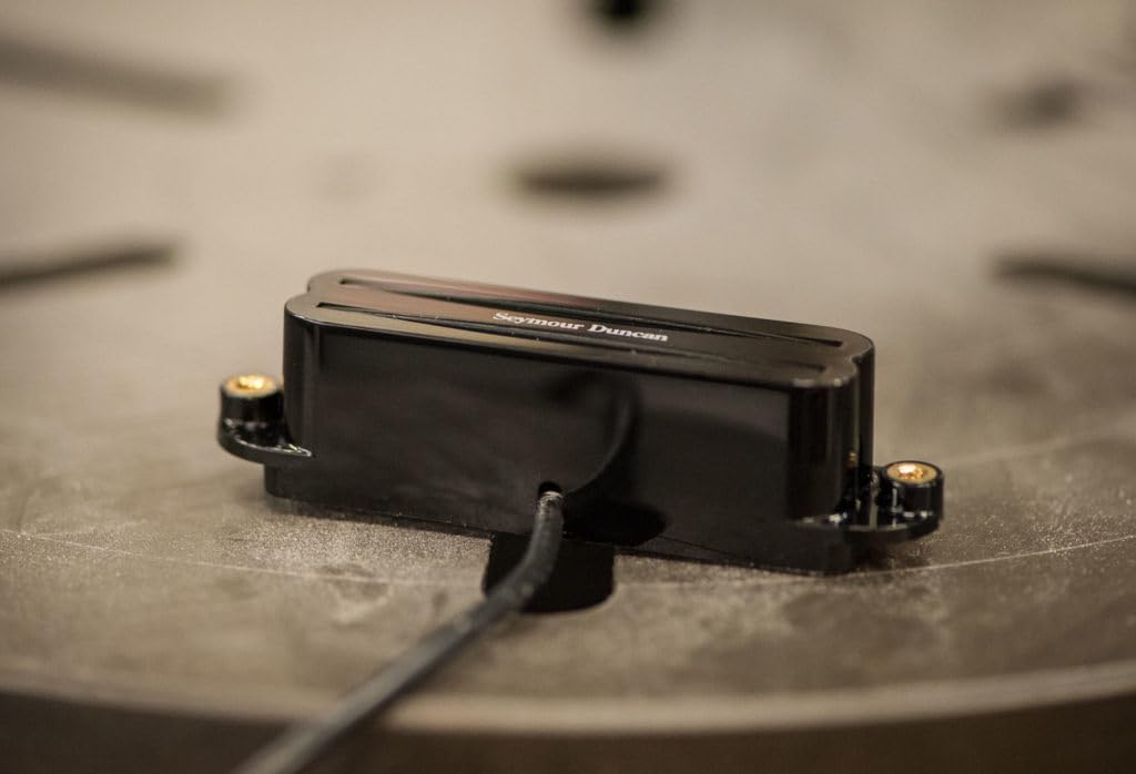 Seymour Duncan SHR-1B-W Humbucker Single Size Hot Rails Strat Pickup für E-Gitarre Weiss