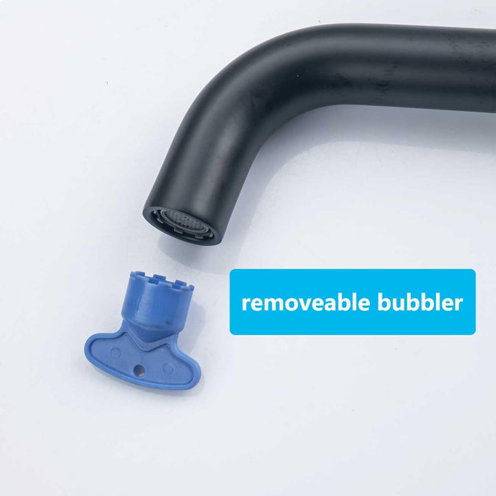 ONECE Unterputz Waschtischarmatur, Wandmontage Wasserhahn Badezimmer Wandarmatur mit 360° Auslauf, W
