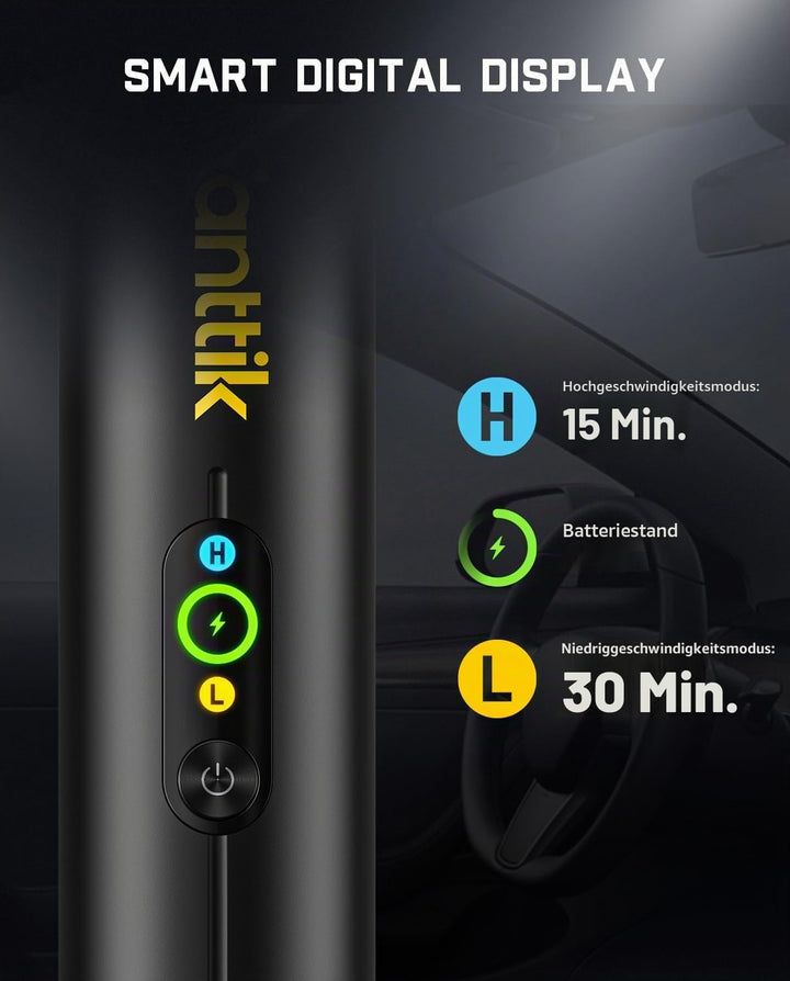 Fanttik Slim V8 Apex Akku-Autostaubsauger Slim V10 Apex Kabelloser 4-in-1 Auto & Mini-Handstaubsauge