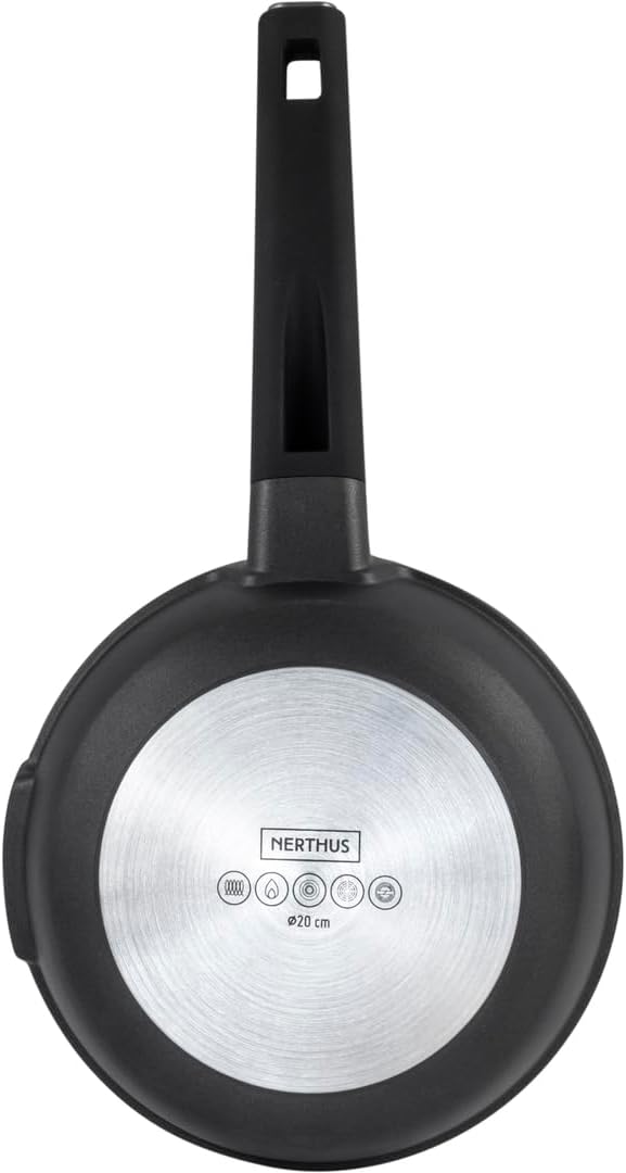 Nerthus FIH 1561 Pfanne aus Aluminiumguss mit Antihaftbeschichtung induktionsgeeignet Gas und Ceran