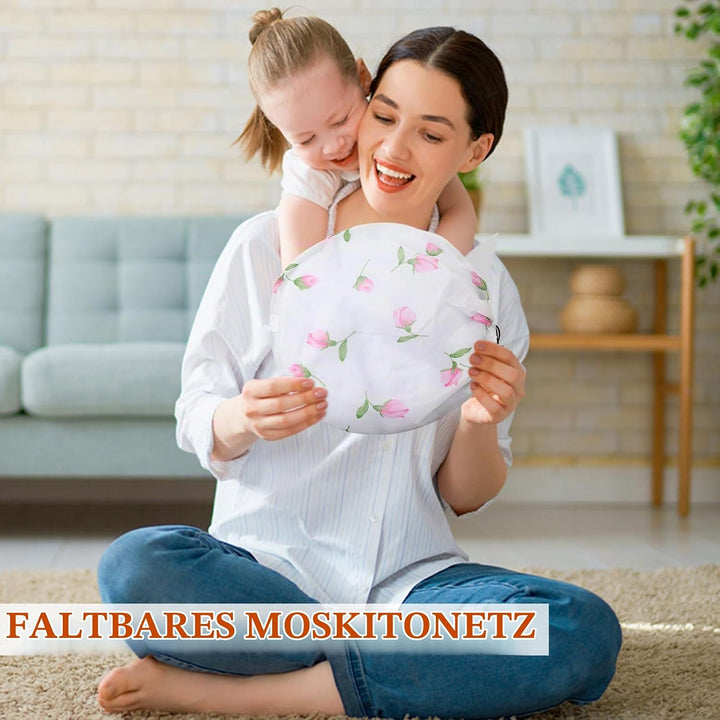 HENGBIRD Moskitonetz Reise, 200 x 80 x 56 cm Pop Up Moskitonetz Bett, Pop-Up Fliegennetzzelt Faltbar