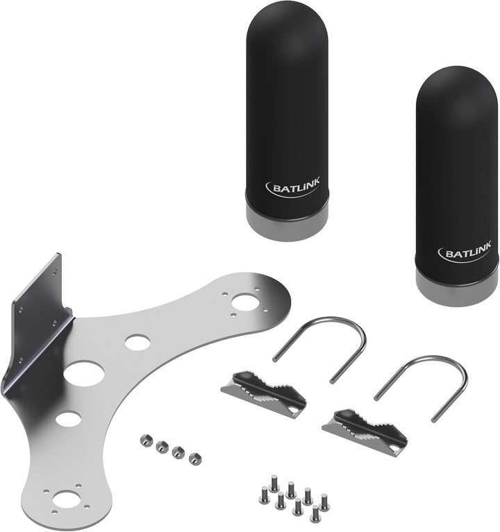 BATLINK MAO5GV2 2x2 MIMO Marine Grade (IP66) 5G Antenne inkl. 5m Kabel - 9dBi Leistungsgewinn, für 5