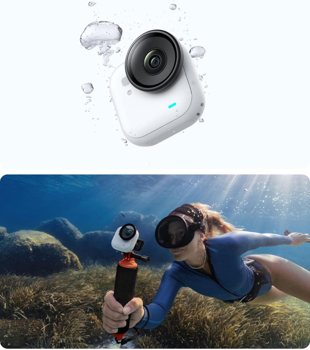 Unterwasser-HD-Objektivschutz für Insta360 GO Ultra, High-Definition-Objektivschutz aus optischem Gl