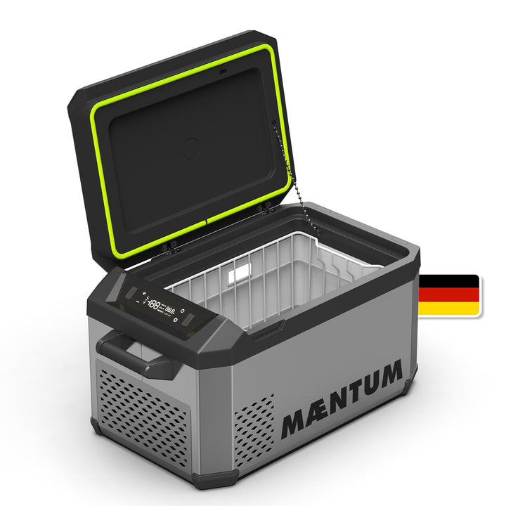 by Plug IN Festivals - Elektrische Kühlbox - Kompressor Kühlbox 12V 230V, USB & App-Steuerung - leis