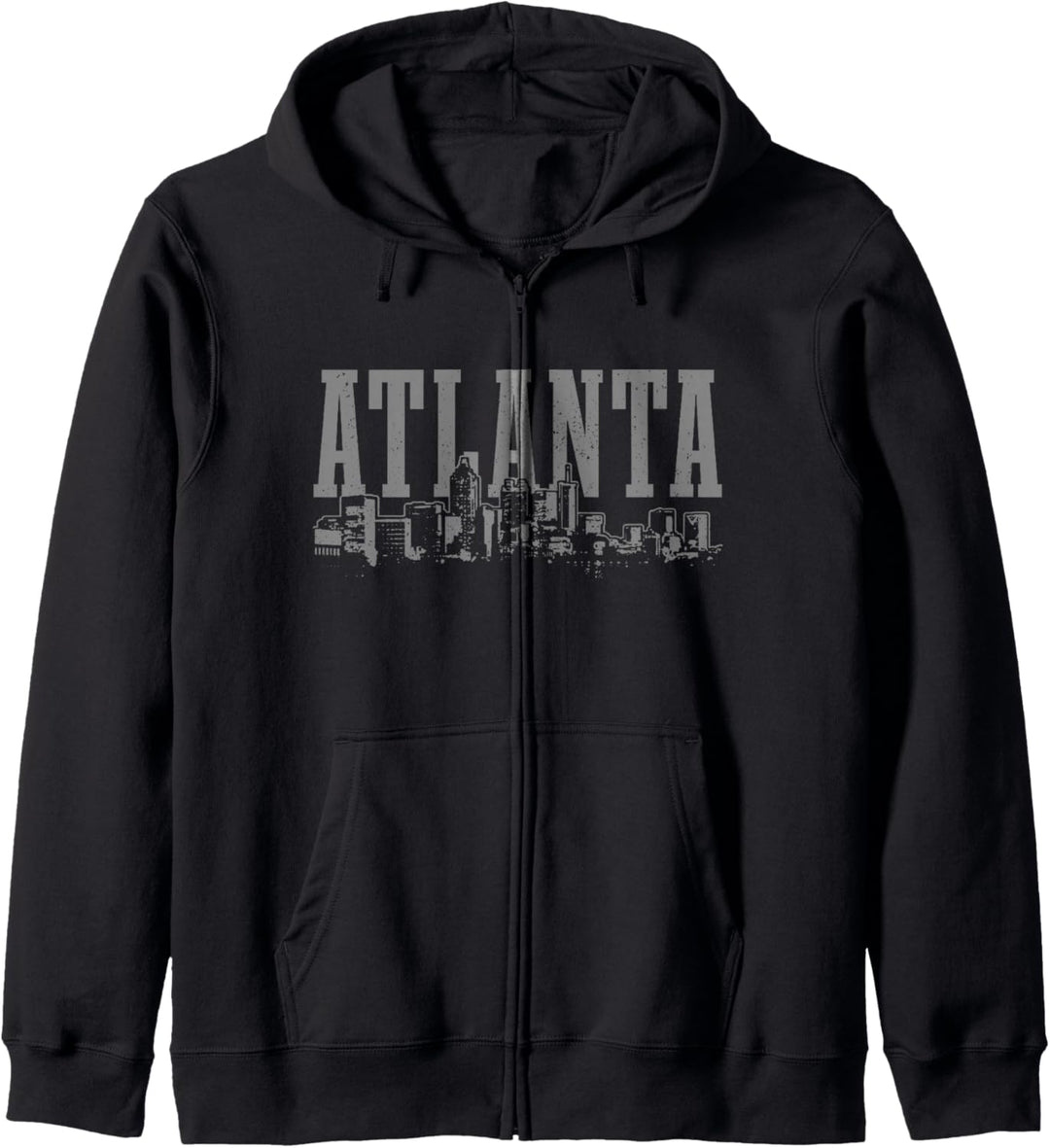 Atlanta Skyline Pride Georgia Vintage Atlanta Kapuzenjacke