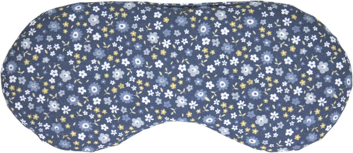 Bio-Bio Augenkissen Augentrost & Leinsamen "Blümchen-blau" zur Entspannung, zum Kühlen, erwärmen ode