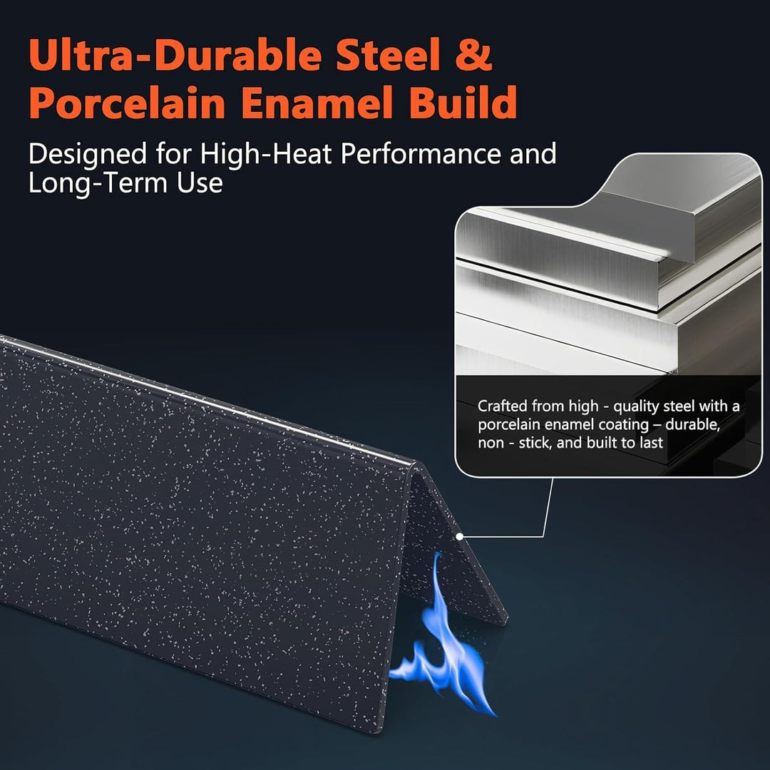 Denmay 7621 44,7cm Flavorizer Bars für Weber Genesis E310, E320, E330, S310, S320, S330 (mit vordere