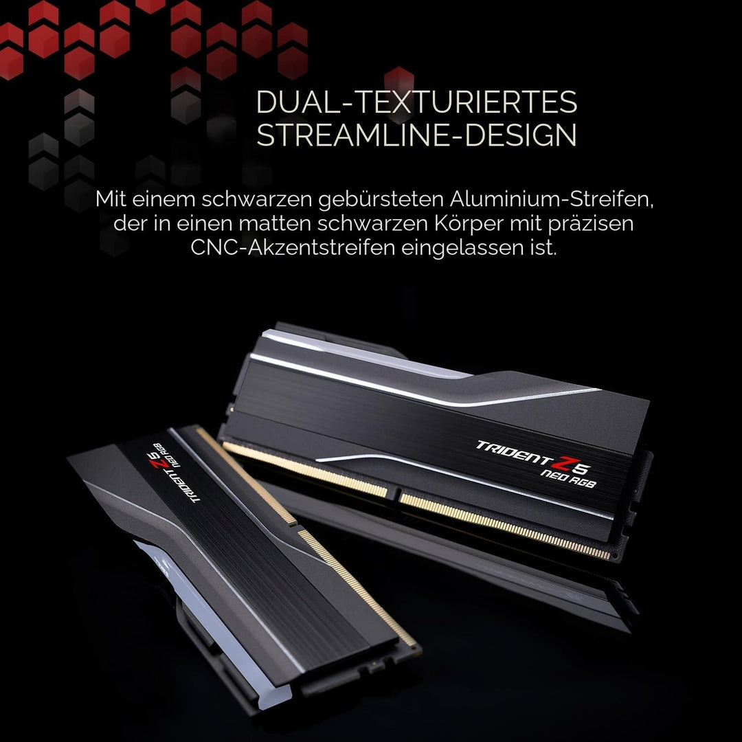 G.Skill Trident Z5 Neo RGB 32 GB. DDR5. 6000 MHz. PC/Server. Registered No. ECC No. 2x16 GB